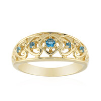 Bague en or et Haüyne