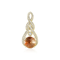 Pendentif en or et Pierre du Soleil de l’Orégon (AMAYANI)