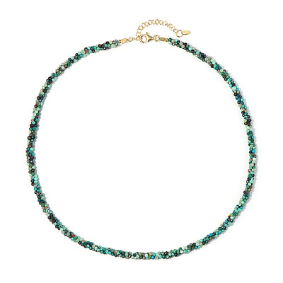 Collier en argent et Chrysocolle