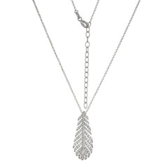 Collier en argent et Zircon (Adela Silber)