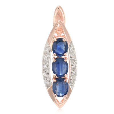 Pendentif en argent et Saphir de Kanchanaburi