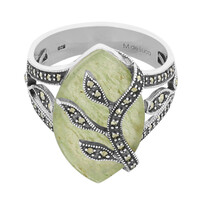 Bague en argent et Aventurine