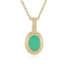 Collier en argent et Emeraude de Socoto