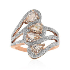 Bague en argent et Morganite