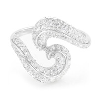 Bague en argent et Zircon