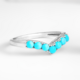 Bague en argent et Turquoise Sleeping Beauty (Faszination Türkis)