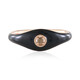 Bague en argent et Diamant champagne I2