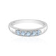Bague en argent et Aigue-Marine Santa Maria