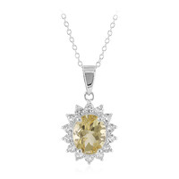 Collier en argent et Citrine