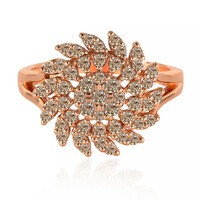 Bague en or et Diamant rose de France SI1 d'Argyle 
