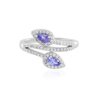 Bague en argent et Tanzanite