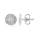 Boucles d'oreilles en argent et Diamant I2 (I)