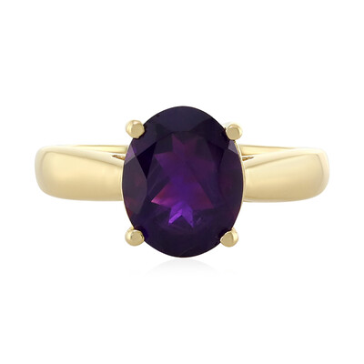 Bague en argent et Améthyste de Zambie