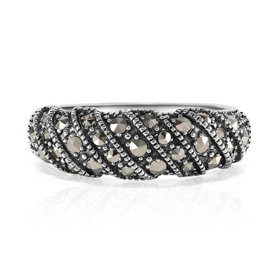Bague en argent et Marcassite