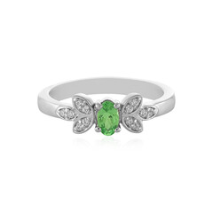 Bague en argent et Grenat Tsavorite