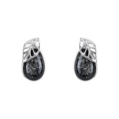 Boucles d'oreilles en argent et Ambre baltique