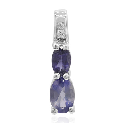 Pendentif en argent et Iolite