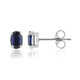 Boucles d'oreilles en argent et Kyanite du Népal