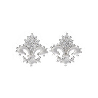 Boucles d'oreilles en argent et Zircon (Dallas Prince Designs)