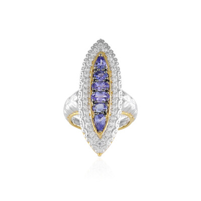 Bague en argent et Tanzanite (Gems en Vogue)
