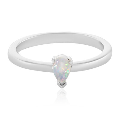 Bague en argent et Opale Welo