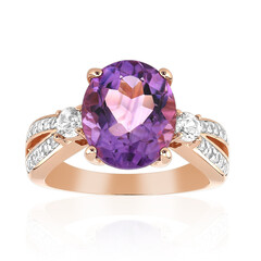 Bague en argent et Améthyste
