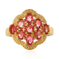 Bague en argent et Tourmaline rose
