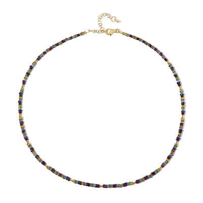 Collier en argent et Saphir jaune