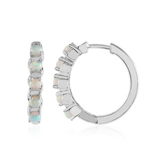 Boucles d'oreilles en argent et Opale Welo