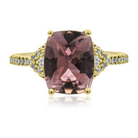 Bague en or et Tourmaline néon du Congo (CIRARI)