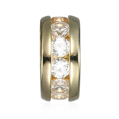 Pendentif en argent et Zircon (Adela Silber)