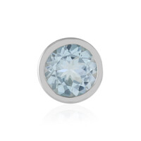 Pendentif en argent et Topaze bleu ciel