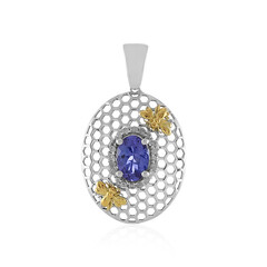 Pendentif en or et Tanzanite AAA (Ornaments by de Melo)