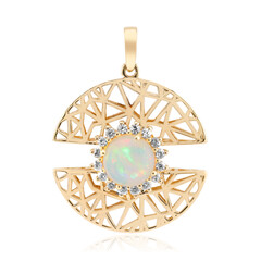 Pendentif en or et Opale Welo AAA (Ornaments by de Melo)