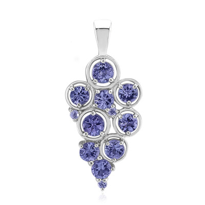Pendentif en argent et Tanzanite non chauffée