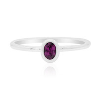 Bague en argent et Grenat Rhodolite