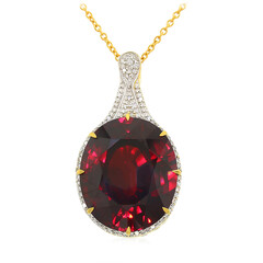 Collier en or et Grenat Spessartite (AMAYANI)