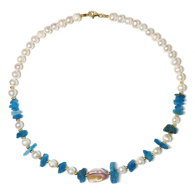 Collier en argent et Perle de culture d'eau douce