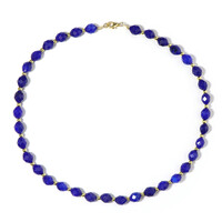 Collier en argent et Quartz bleu royal