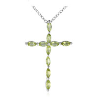 Collier en argent et Péridot