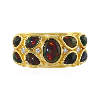 Bague en argent et Opale Mezezo