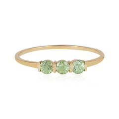 Bague en or et Grenat Démantoïde