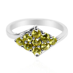 Bague en argent et Sphène
