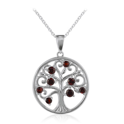 Collier en argent et Grenat