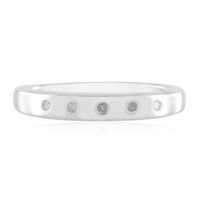 Bague en argent et Diamant I2 (I)
