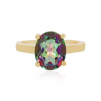Bague en argent et Quartz mystique