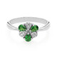 Bague en argent et Tsavorite du Kenya AAA