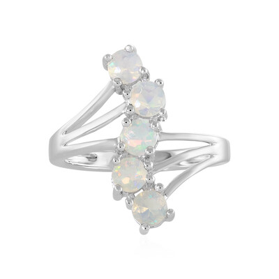 Bague en argent et Opale Welo