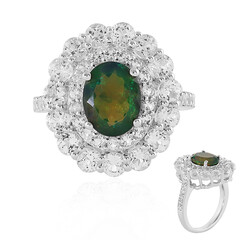 Bague en argent et Opale Mezezo