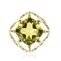 Pendentif en or et Quartz de l'Ouro Verde